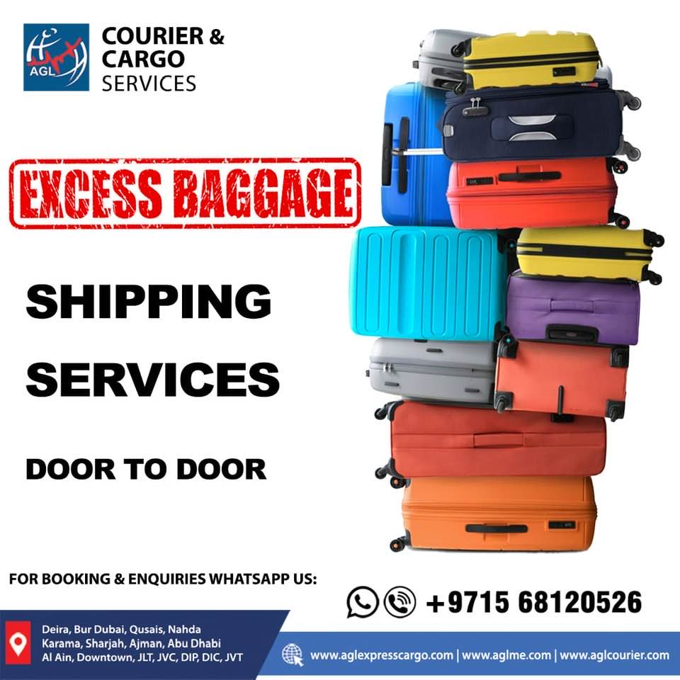 excess baggage shipping in dubai